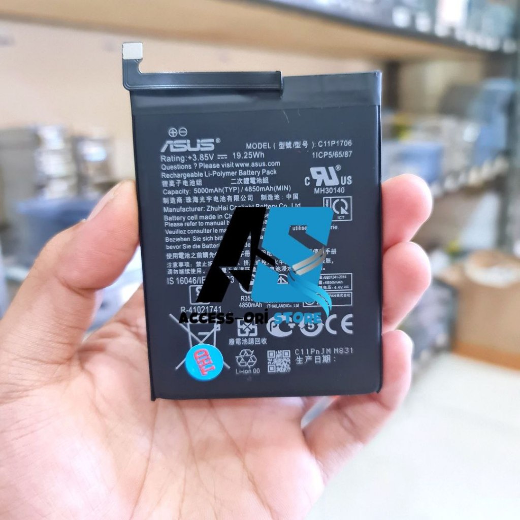 Batre Baterai C11P1706 Original HP Asus Zenfone Max Pro M1 ZB601KL ZB602KL X00TD Battery Batrei