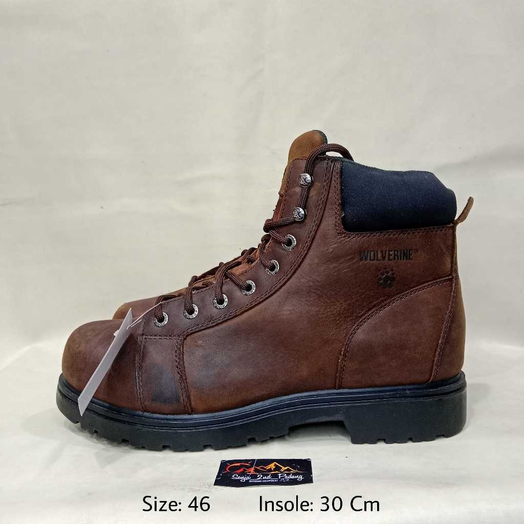 Sepatu Boot Wolverine (Steel toe)-High