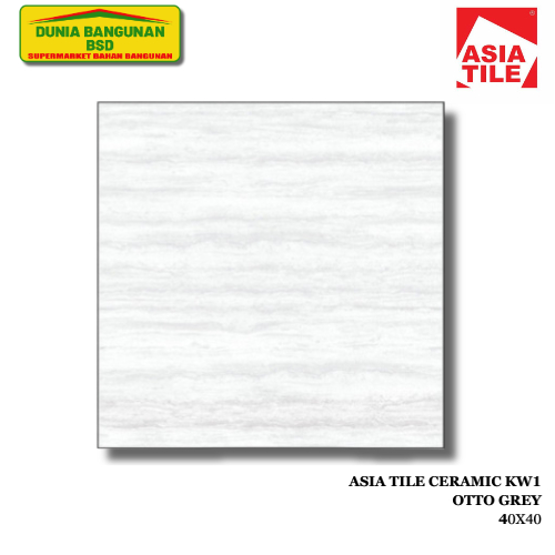 ASIA TILE Keramik Lantai 40X40 KW1 OTTO GREY