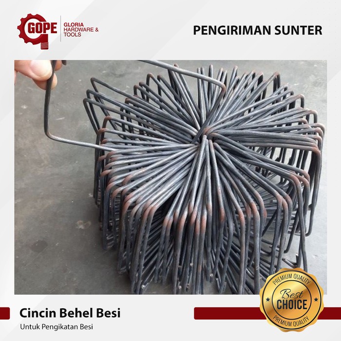 Cincin Besi Ring Behel Beton