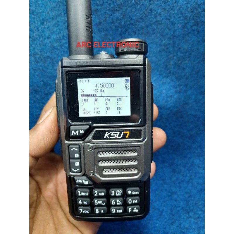HT KSUN UV 60D VHF  UHF DUALBAND ( unlock ALL BAND) 1,2mhz-1350mhz