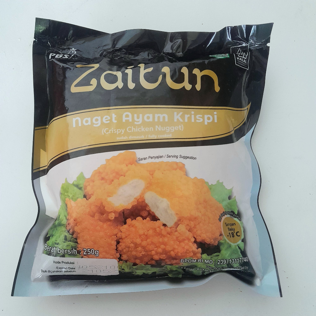 

ZAITUN crispy nugget 250gr