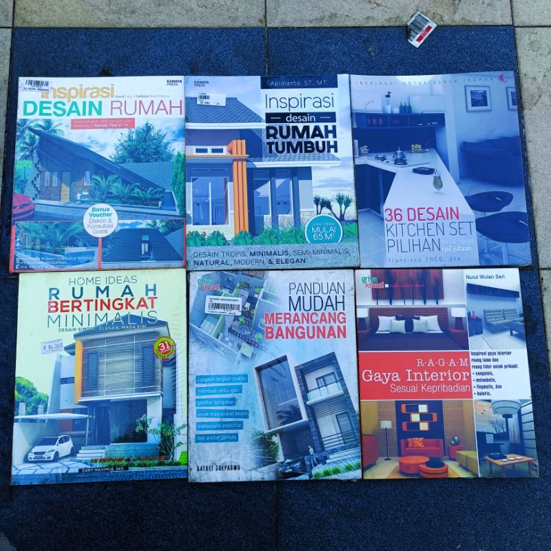 OBRAL BUKU DESAIN / DISAIN / INTERIOR / DESAIN RUMAH