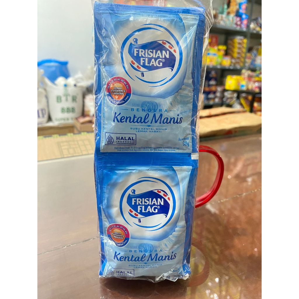 

Susu Bendera Kental Manis Putih 6 Sachet x 38GR