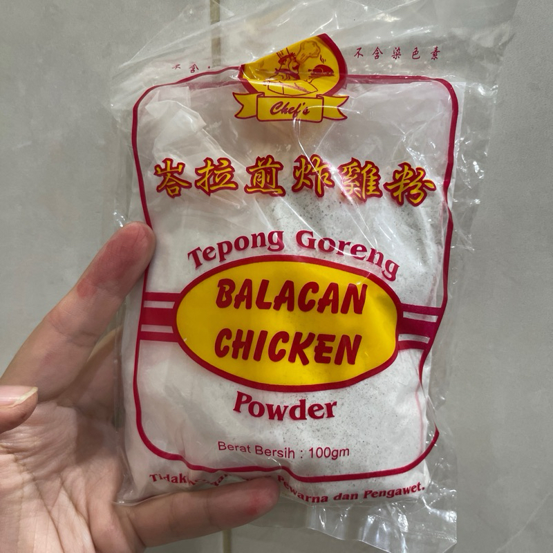 

Tepong goreng balacan chicken ready stok