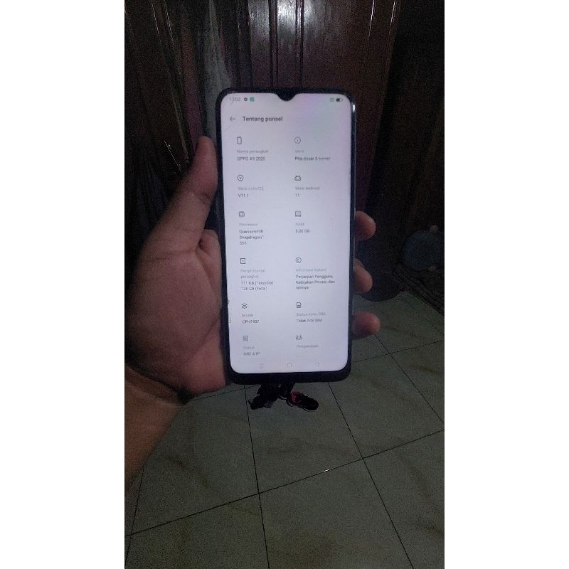 oppo a9 2020 ram 8/128 fullset original seken istimewa