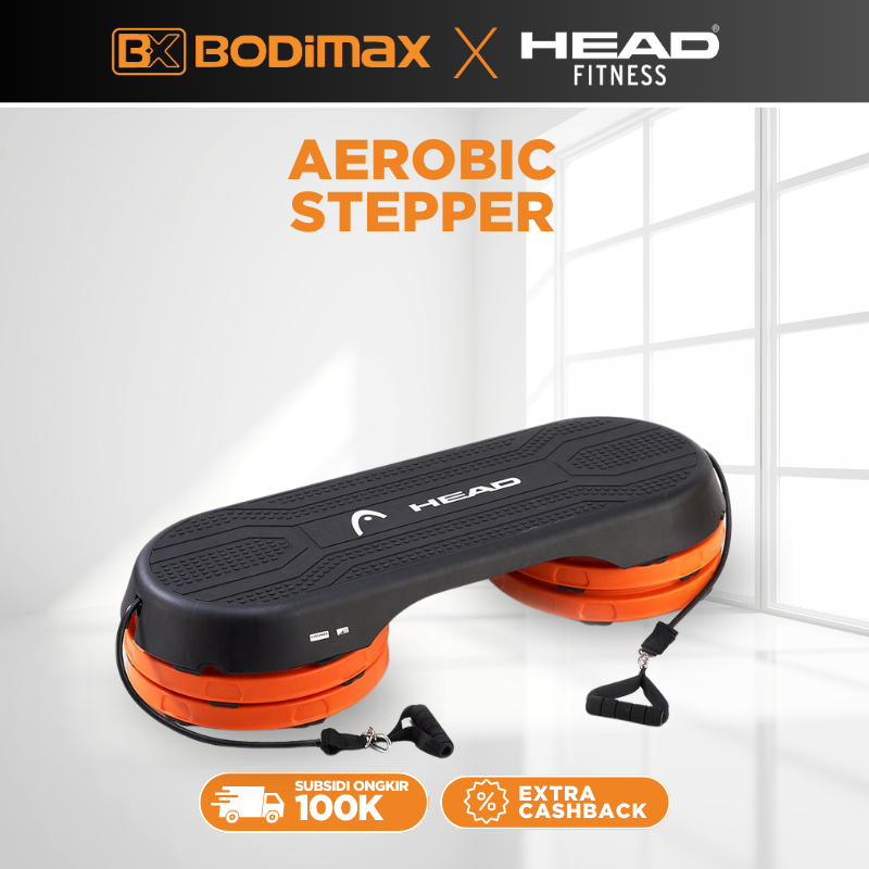 Alat Fitness Papan Senam Aerobik 3 Level HEAD Aerobic Stepper