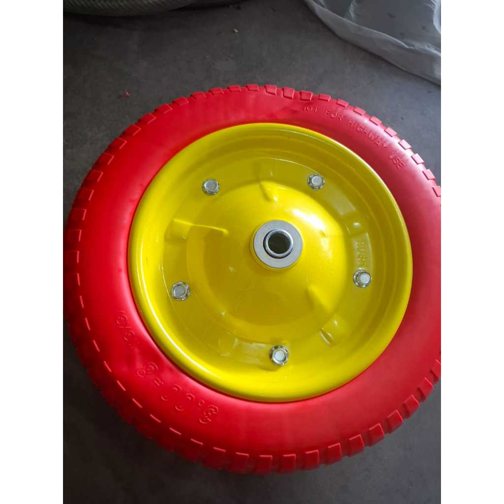 Ban Gerobak Artco  Komplit / Ban Gerobak Komplit Warna Merh Rush