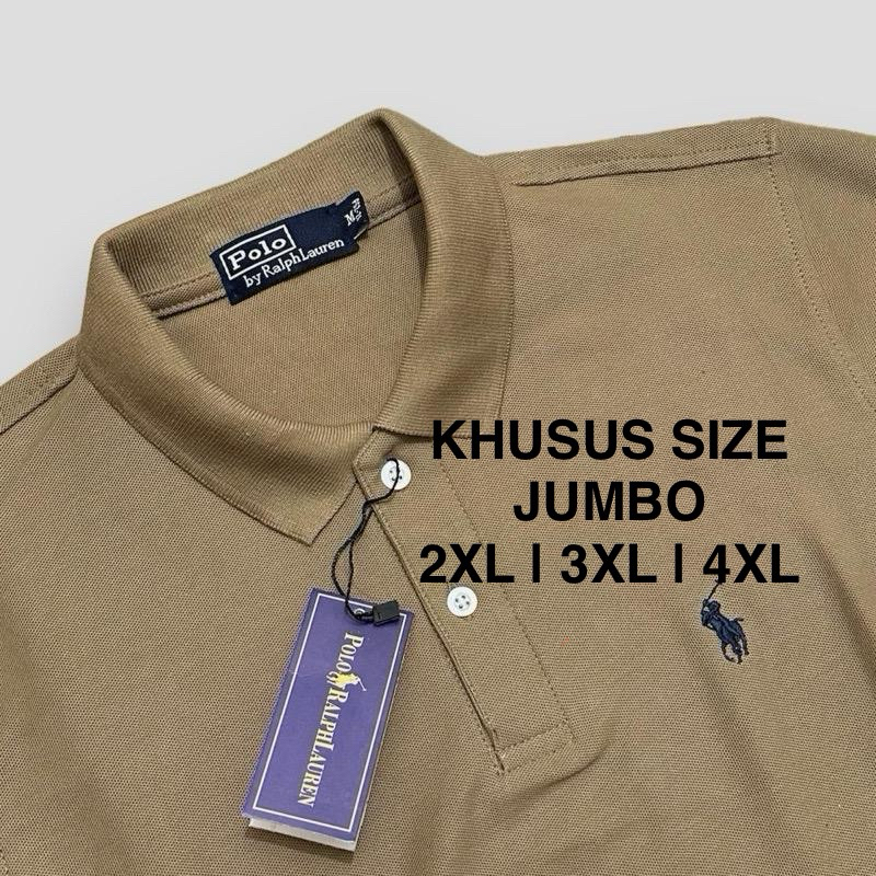 RD FASHION28 - Kaos Polo JUMBO Pria XXL XXXL XXXL / Kaos Polo Kerah Berkerah Polos Premium / Kaos Po