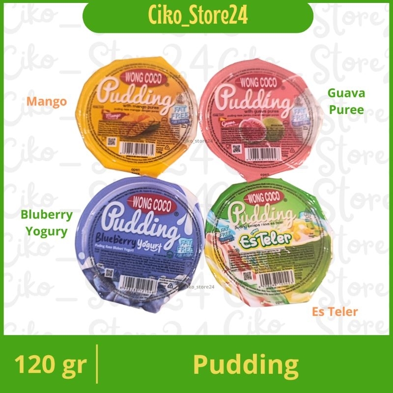 

Puding Cup / Puding Wong Coco 120gr /Puding Fat Free / pudding wong coco / pudding cup