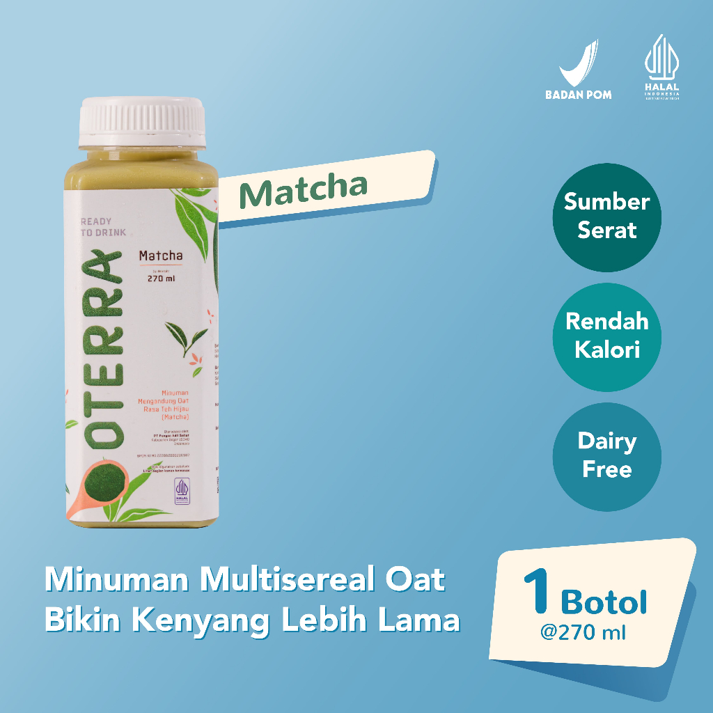 OTERRA Ready to Drink Meal - Matcha (1 Botol) - Vegan Friendly