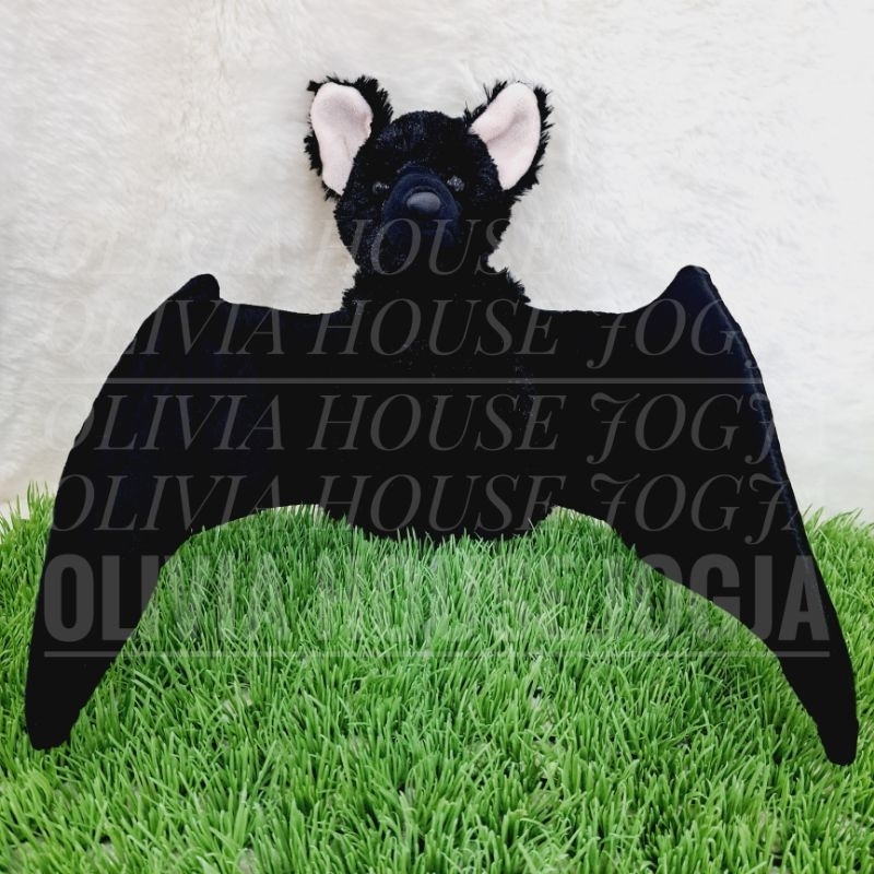 Boneka Kelelawar Hitam L Boneka Black Bat L Boneka kelelawar