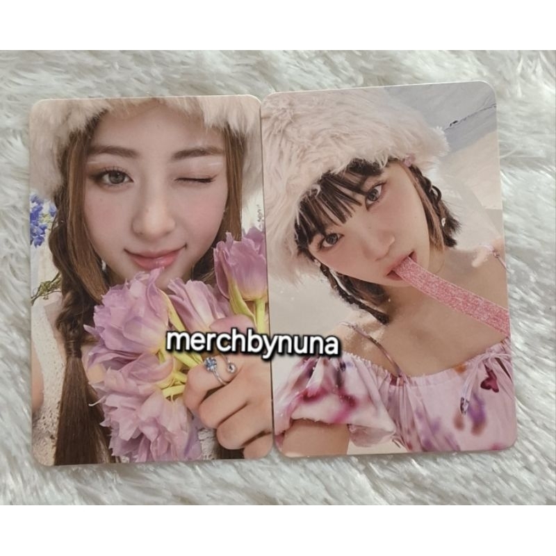 Photocard Chaewon & Yunjin Lesserafim Album Antifragile 'Chaewon Yupi, Yunjin Tulip' (Take All) Offi