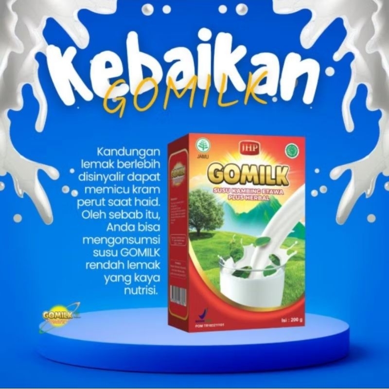 

GOMILK 13 BOX / GOMILK SUSU KAMBING ETAWA HERBAL NO.1 BEST SELLER