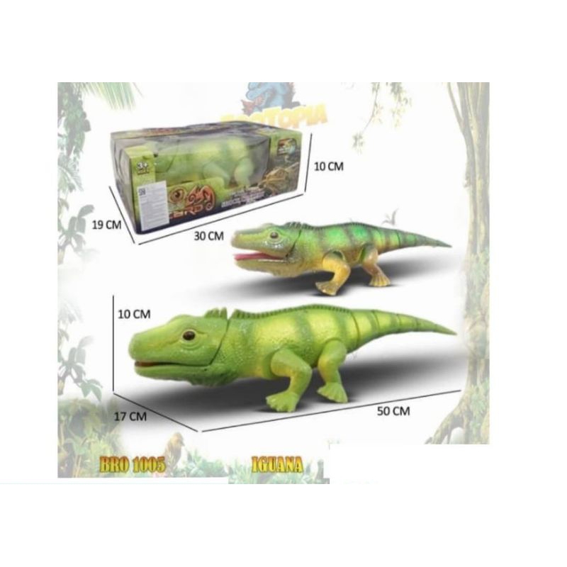 MAINAN ANAK HEWAN IGUANA BRO1005