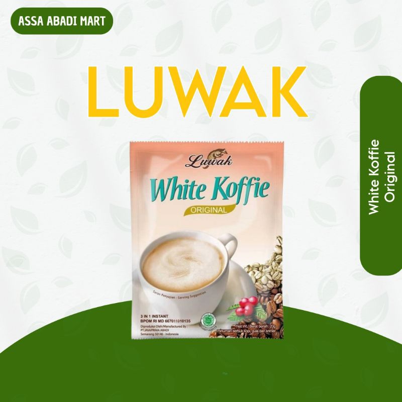 

Luwak White Koffie Original Sachet
