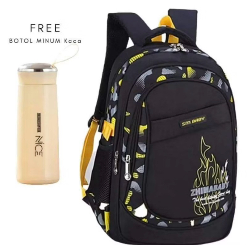 Tas ransel sekolah anak SD SMP gratis botol minum