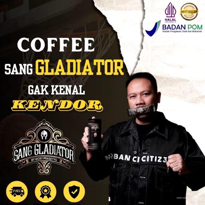 

Sang Gladiator Kopi Original 1 Box Isi 6 Sachet