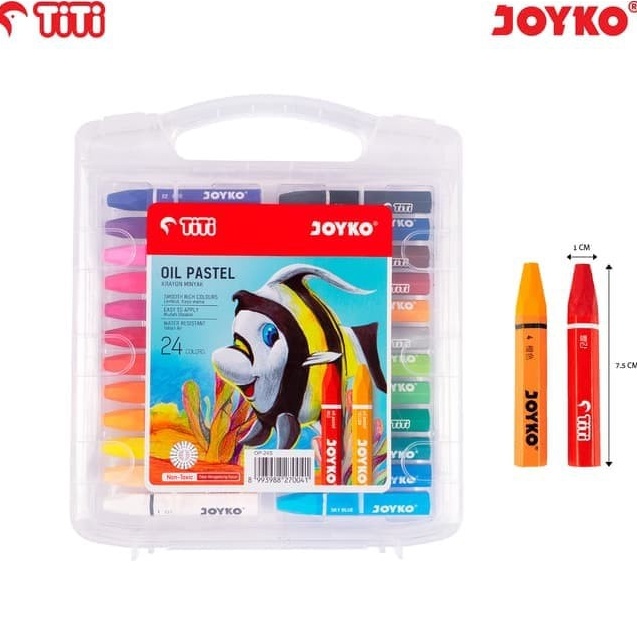 

PRODUCT TERKECE Oil Pastel Krayon Minyak TiTi OP24S 24 Warna Colors
