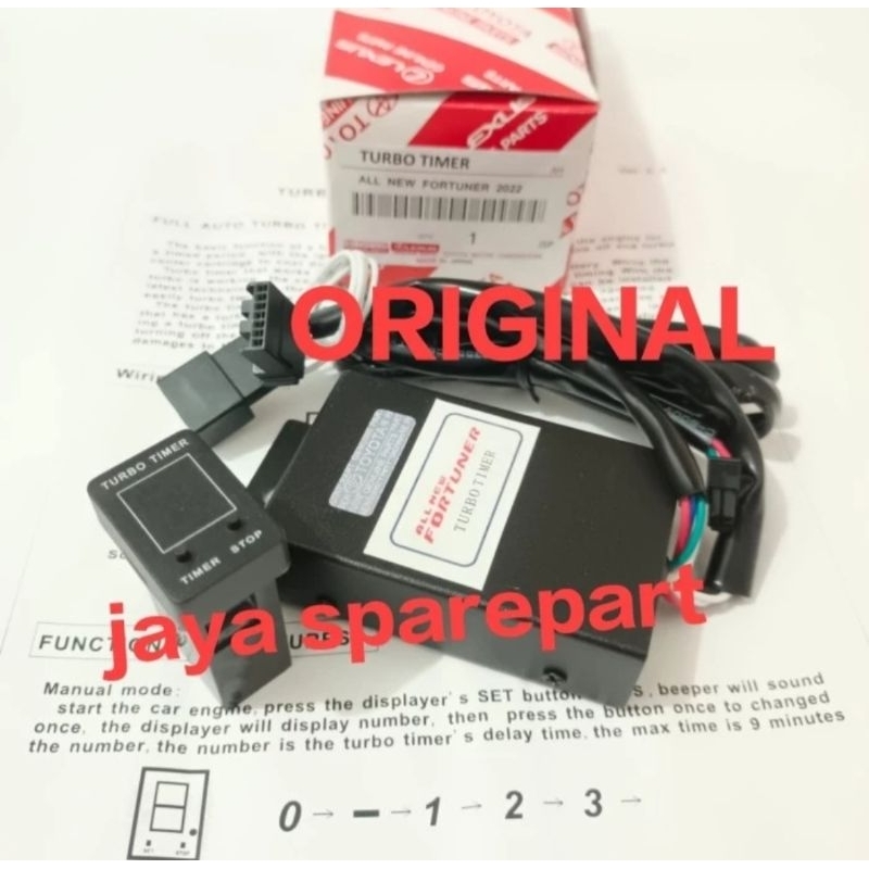 TURBO TIMER ALL NEW FORTUNER 2022 PLUG N PLAY