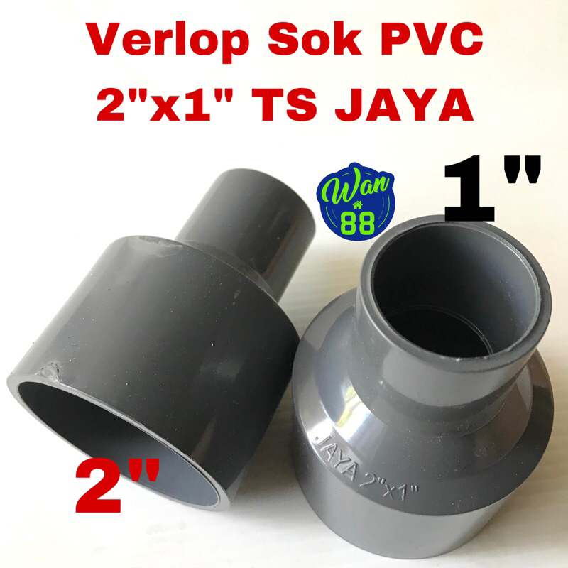 Verlop Sok PVC 2”x1” TS Jaya / Reducer