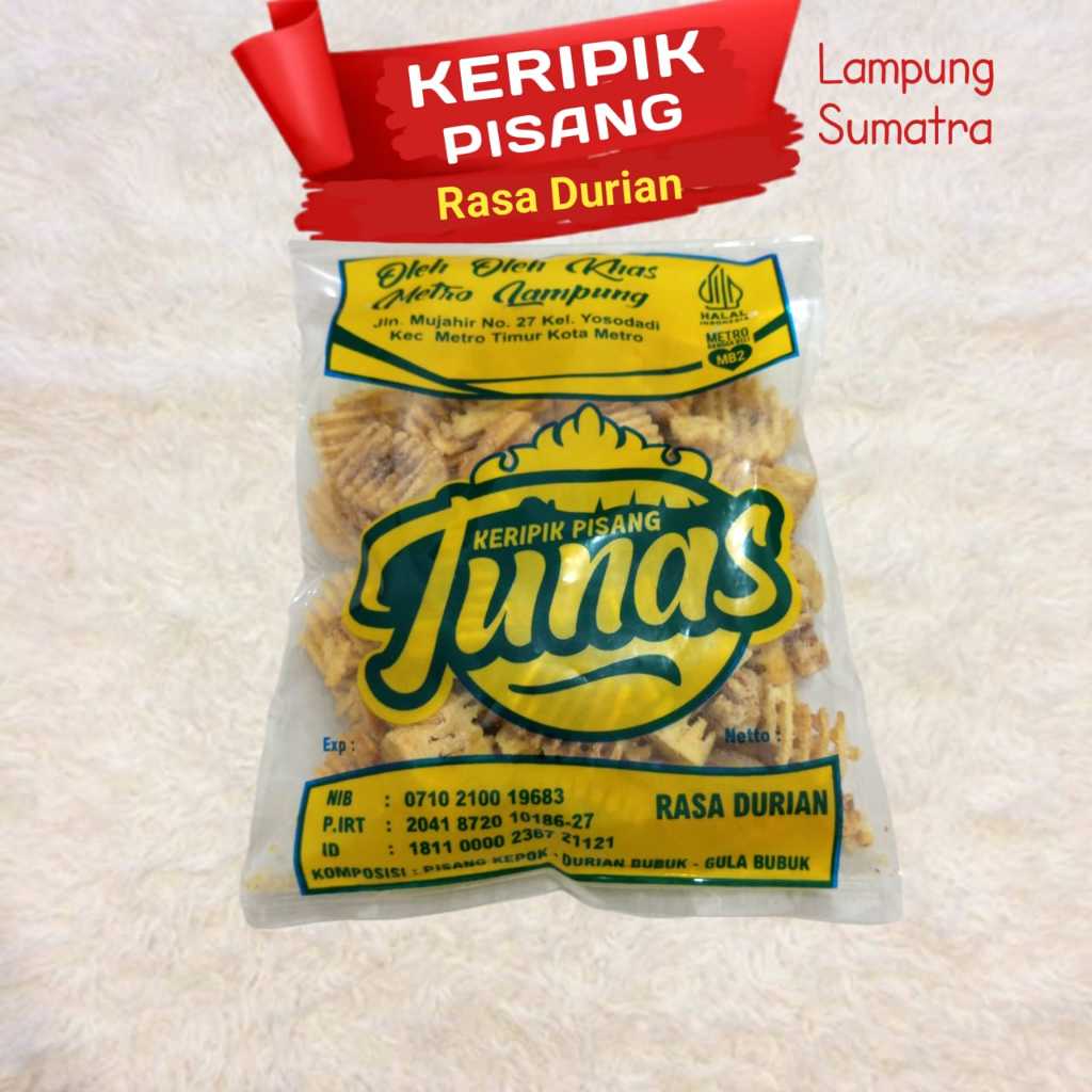 

Keripik Pisang Rasa Durian Khas Lampung Sumatra