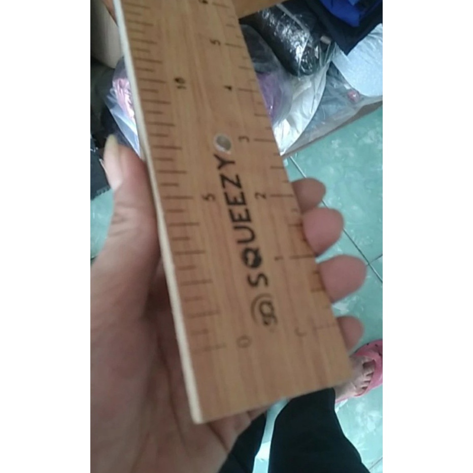 

BIG SALE Penggaris Kayu Panjang 1mRuler Partikel Kayu MDFGarisan Tebal Kayu