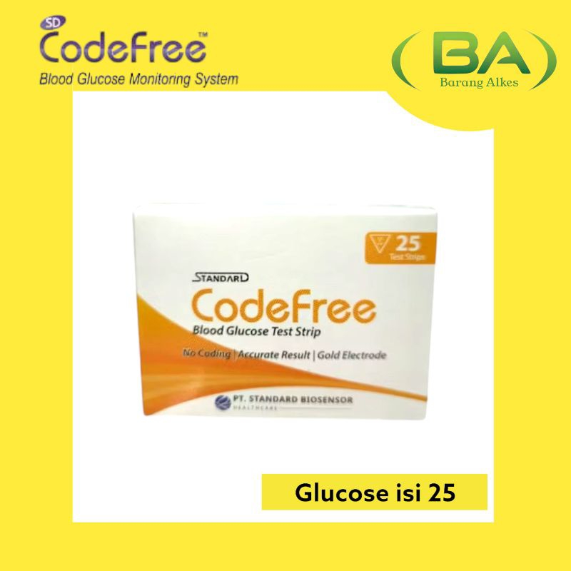 Strip Gula Code free  Codefree Glucose  Refill Codefree Gula
