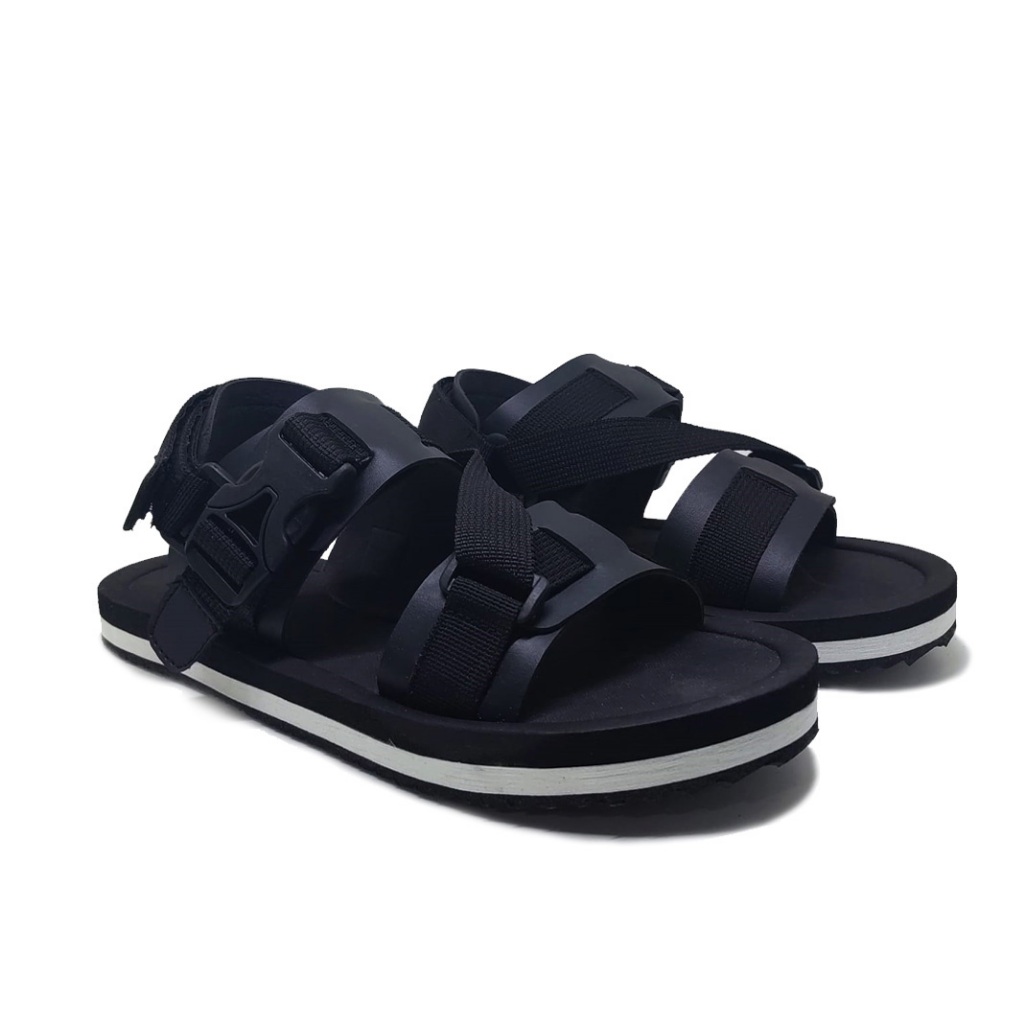 Davian Distro - Sepatu Sandal Pria Big Size Jumbo - Sendal Casual Gunung Hikking Cowo Branded