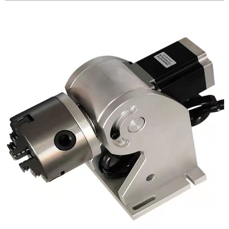 Rotary rotator mesin gravir marking laser