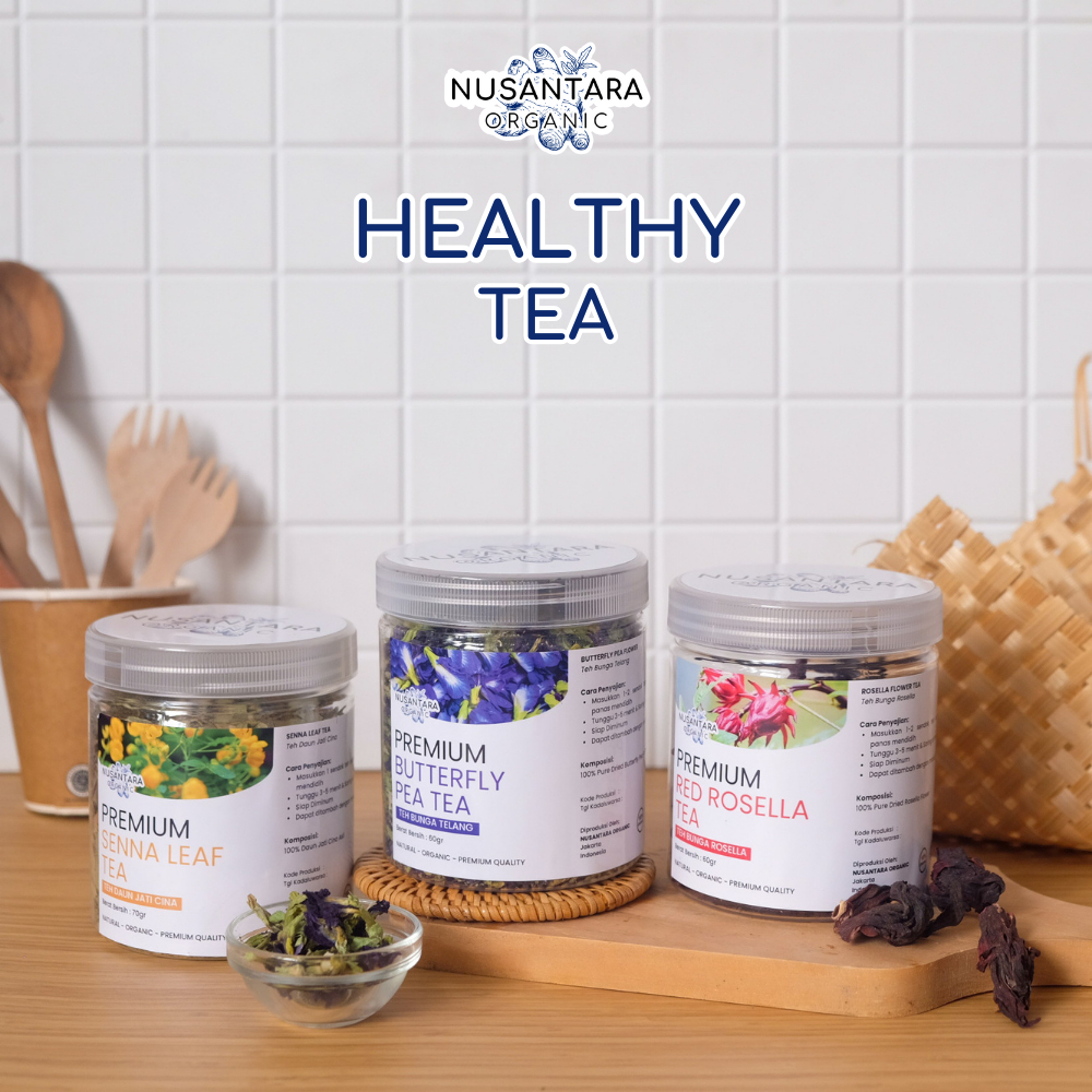 

Paket Hemat Healthy Tea Teh Diet Sehat Teh Rosella Teh Jati Cina Teh Telang Kering Tanpa Campuran