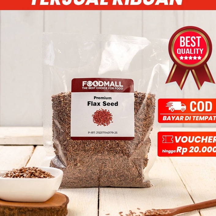 

NEW PROMO Flaxseed 25 gr Kanada Biji Rami kanada Flax Seed