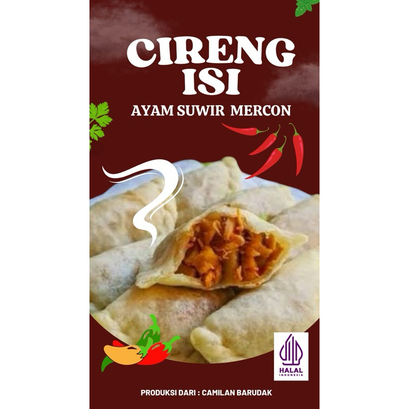

Cireng Mercon Isi 10 (camilan/makanan ringan/instan/makanan pedas/jajanan) - by camilan barudak