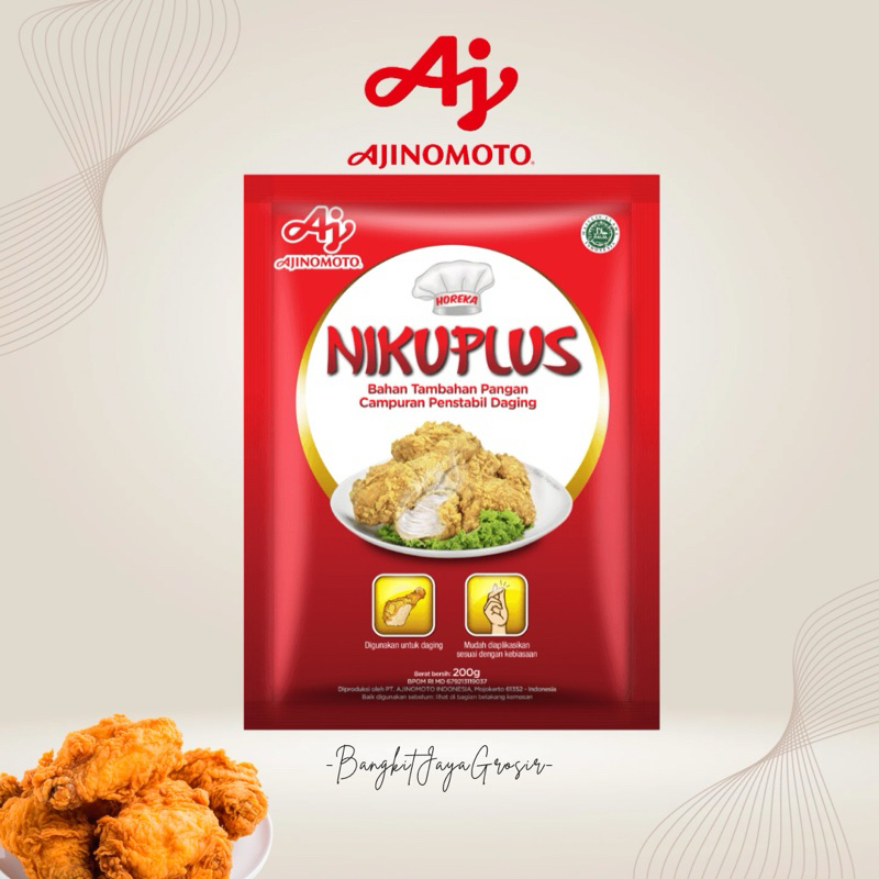 

Nikuplus Ajinomoto 200gr / Penstabil Daging