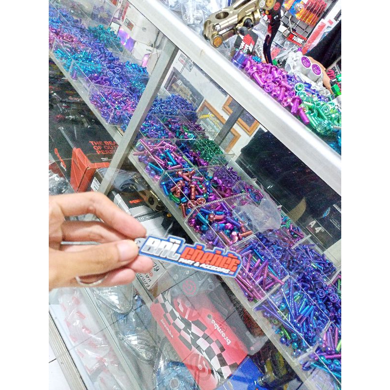 Baut Titanium Breket Kaliper Yamaha Kompatibel Mio