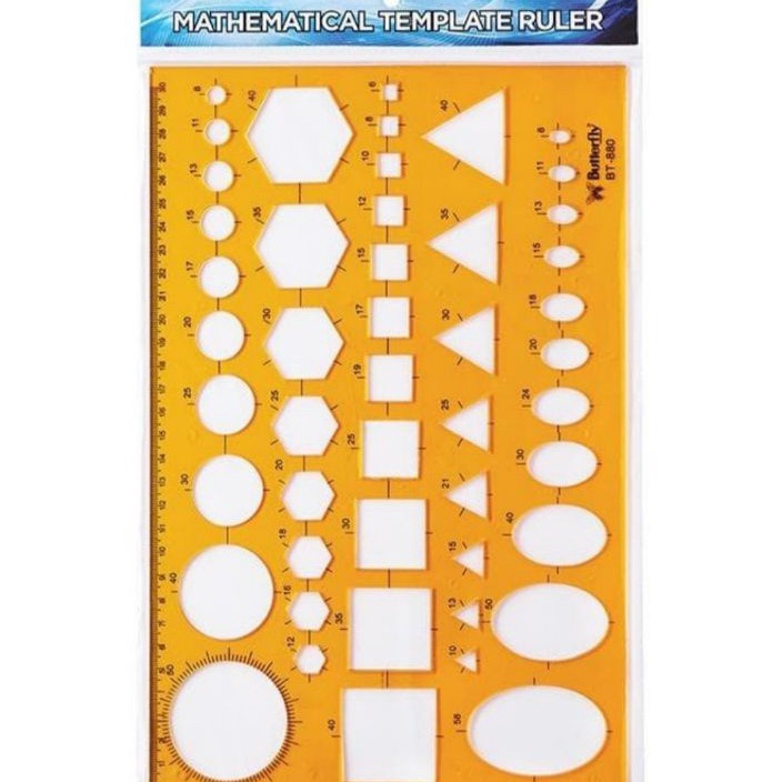 

PRODUK TREND Butterfly Penggaris BT88 Penggaris Bentuk Matematika
