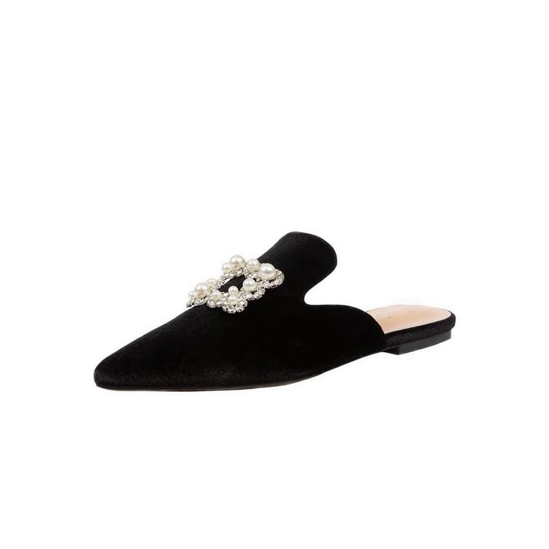 PAYLESS - FIONI ORNAMENT MULE - BLACK. SEPATU SANDAL WANITA WITH BOX