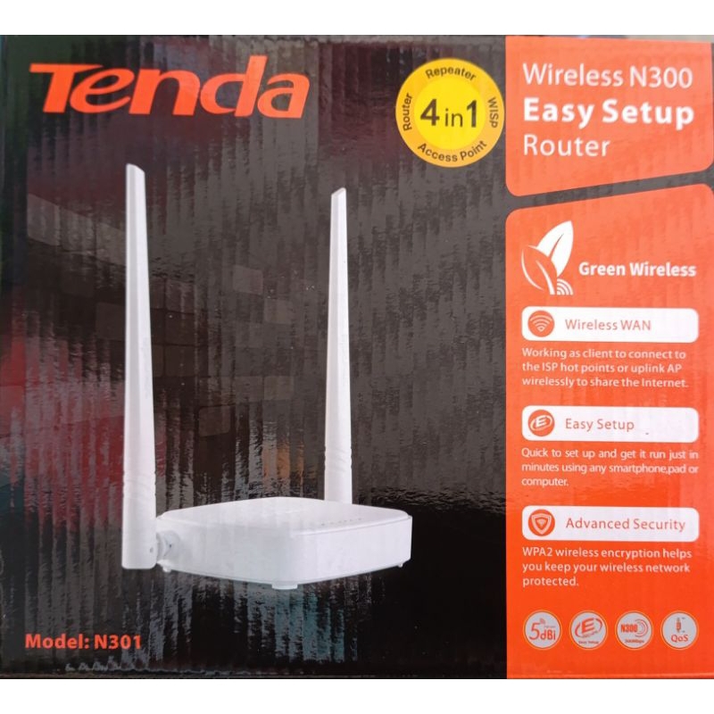 Router Tenda N301 Easy Setup Router Wifi Tenda - Router Wifi TENDA F3