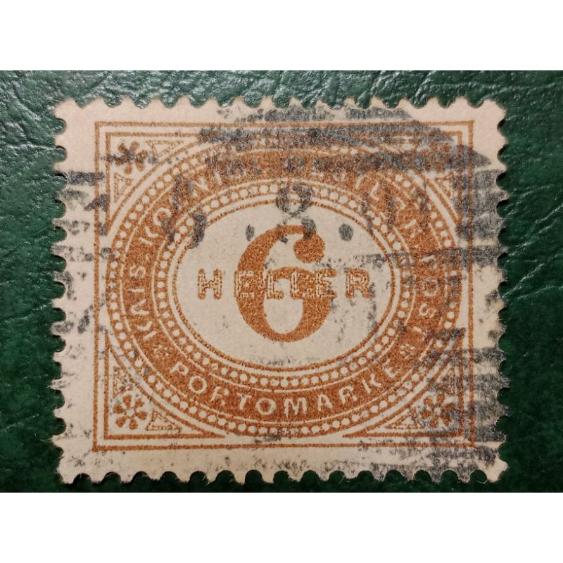 

Prangko Austria 6 Heller Tahun 1900 USED