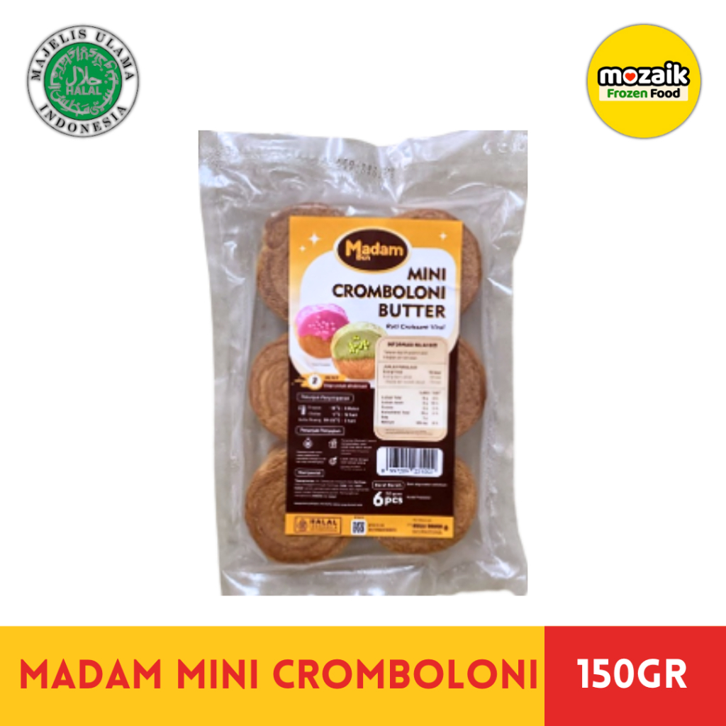 

Madam Mini Cromboloni Butter 6pcs Frozen Mart Frozen Food Palembang