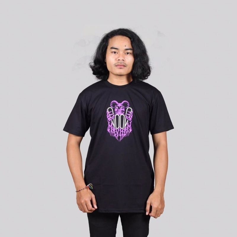 kaos mayhem distro bali demonio warna hitam mayhem distro bali