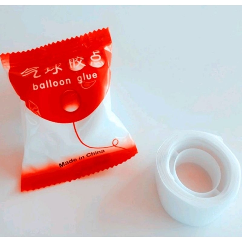 Lem Balon / perekat balon / Glue Dot / tempelan balon huruf, balon latex / Tempel balon ke dinding