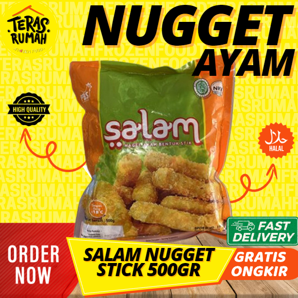 

SALAM - NUGGET AYAM STICK 500GR