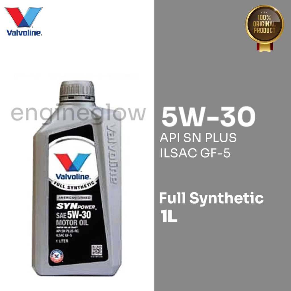 VALVOLINE SYNPOWER SN PLUS 5W-30 1L