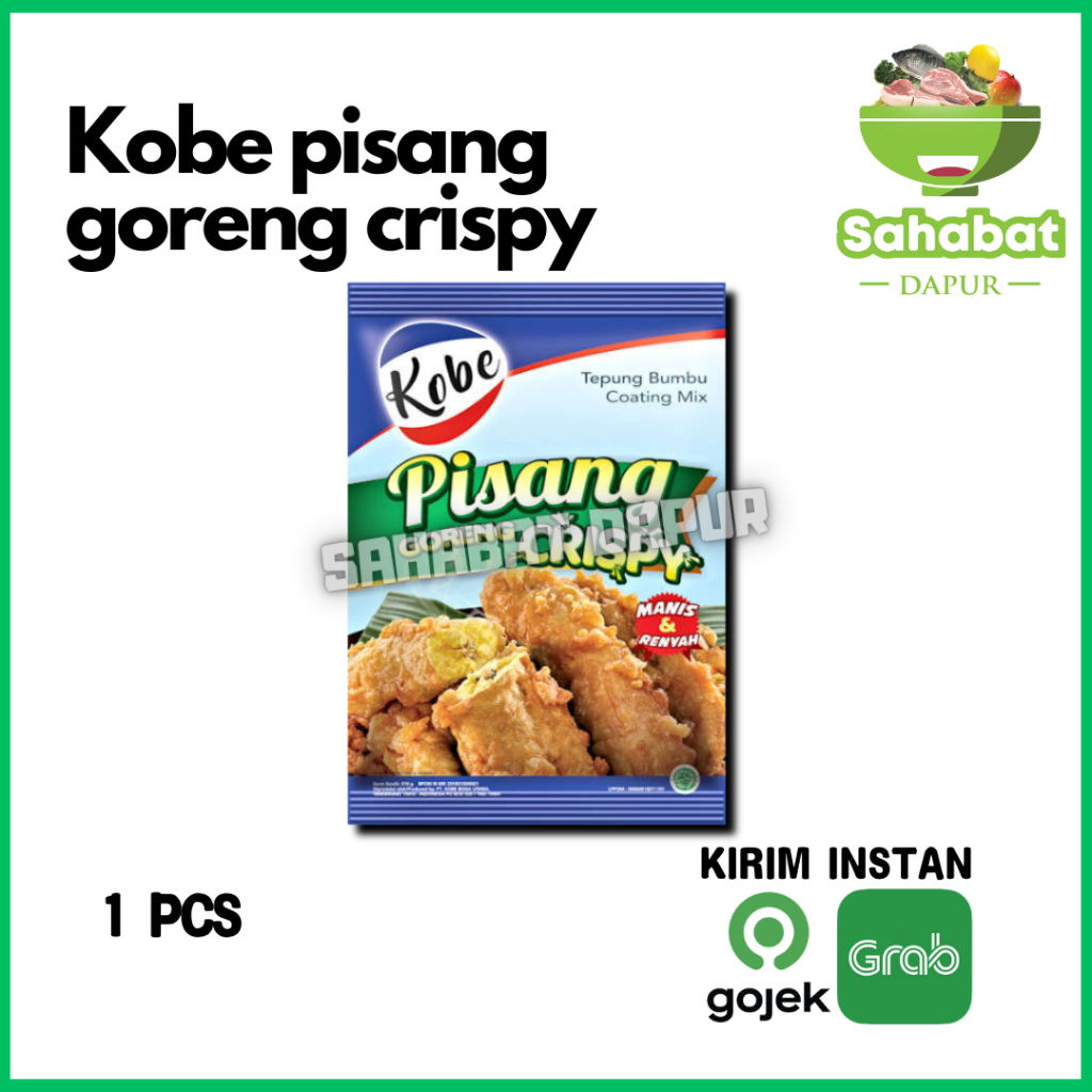 

Kobe Tepung Pisang Goreng Crispy 1pcs - Sahabatdapur