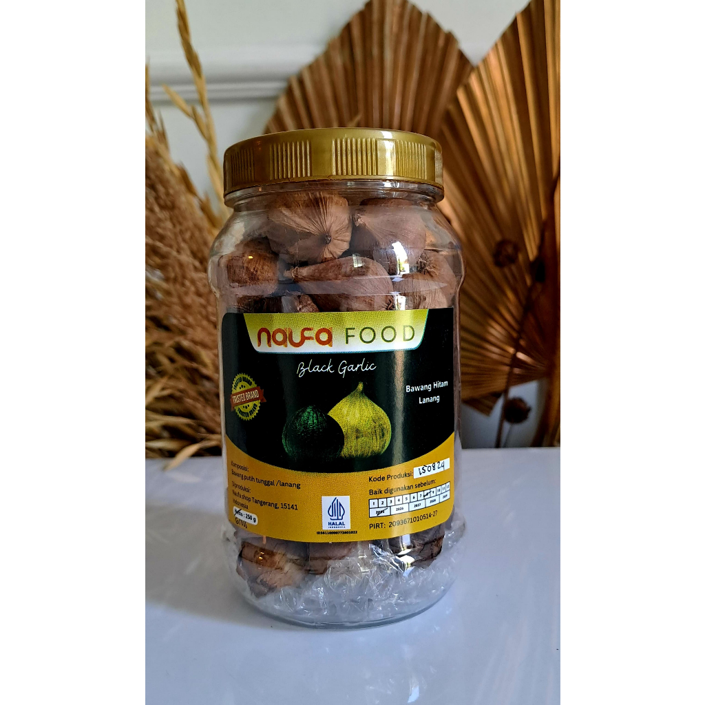 

Naufa Food Bawang Hitam Tunggal Black garlic berat 250gr