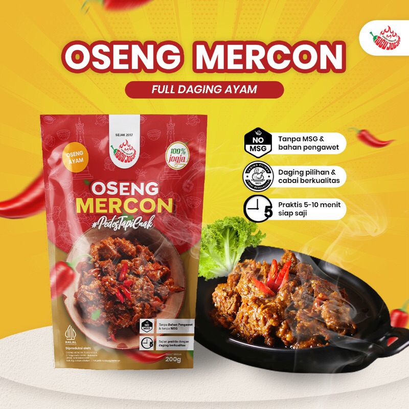 

Oseng Mercon Ayam Oleh-Oleh Khas Jogja