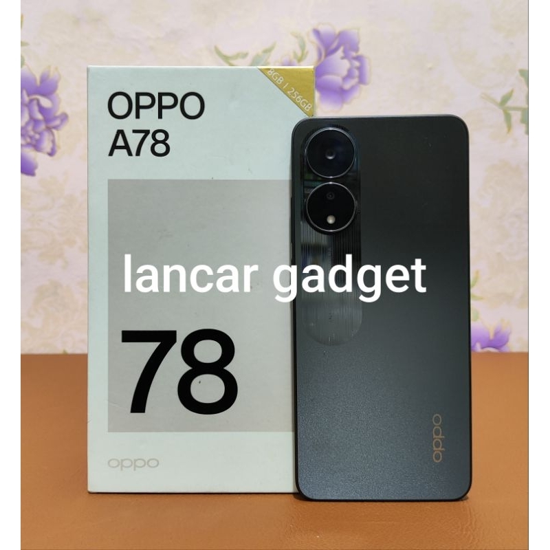 OPPO A78 4G 8/256GB SECOND FULLSET