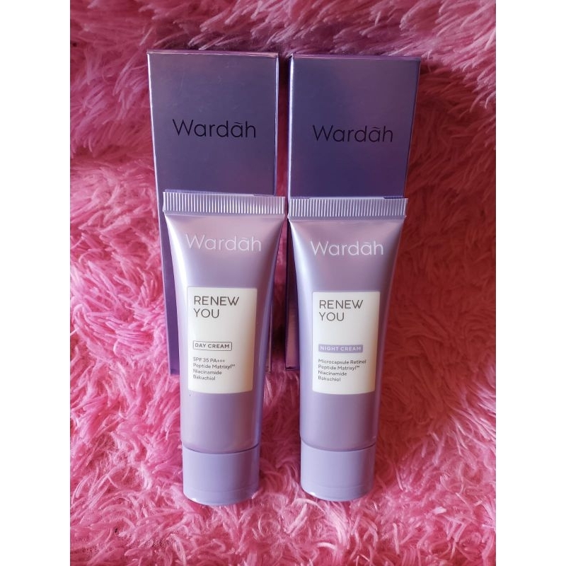 Wardah RENEW YOU day cream 15g/ Wardah renew you facial foam / wardah Renew You / wardah ungu