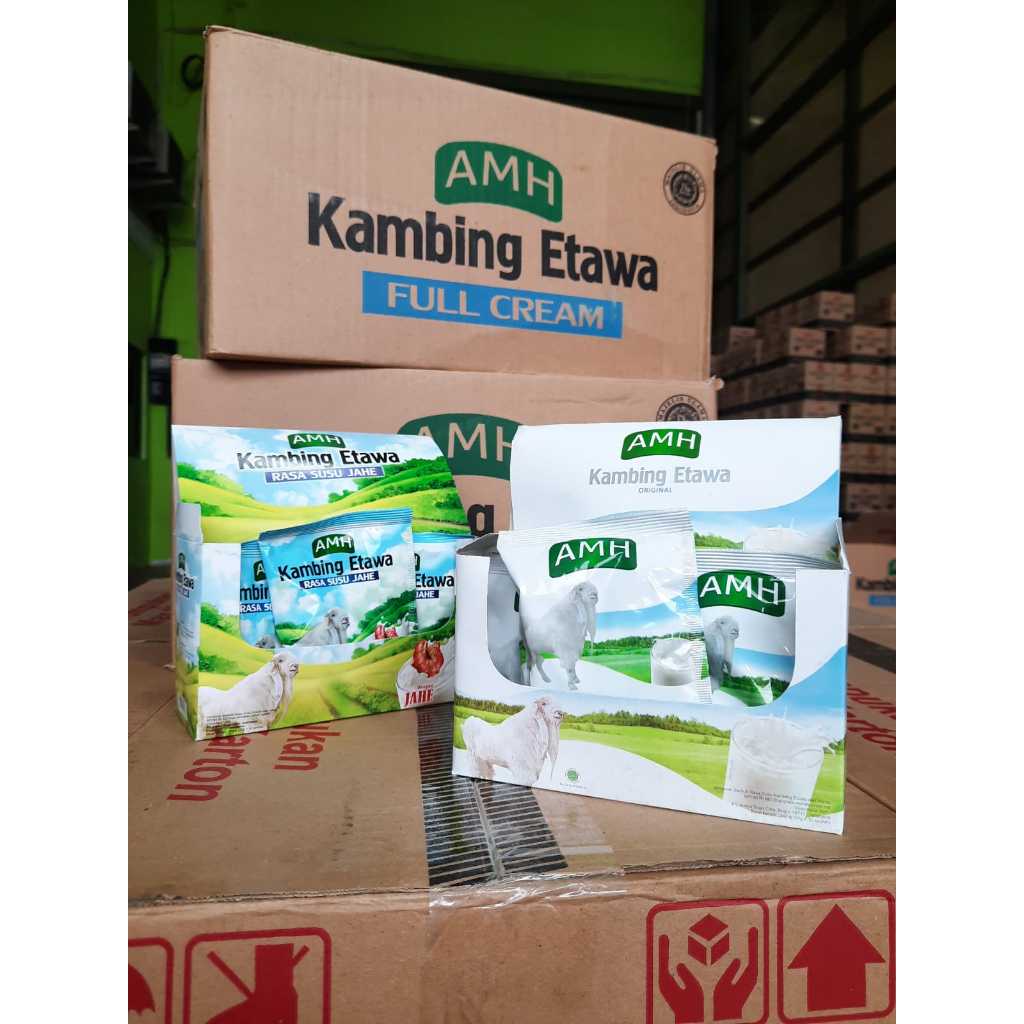 

Susu Kambing Etawa AMH Rasa Original dan Jahe 1 box isi 10 sachet